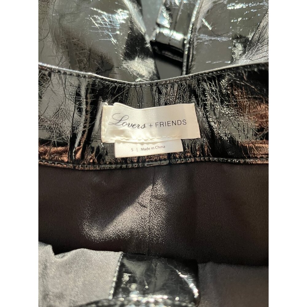 LOVERS & FRIENDS VEGAN PLEATED PANTS S 26 - Picture 8 of 10